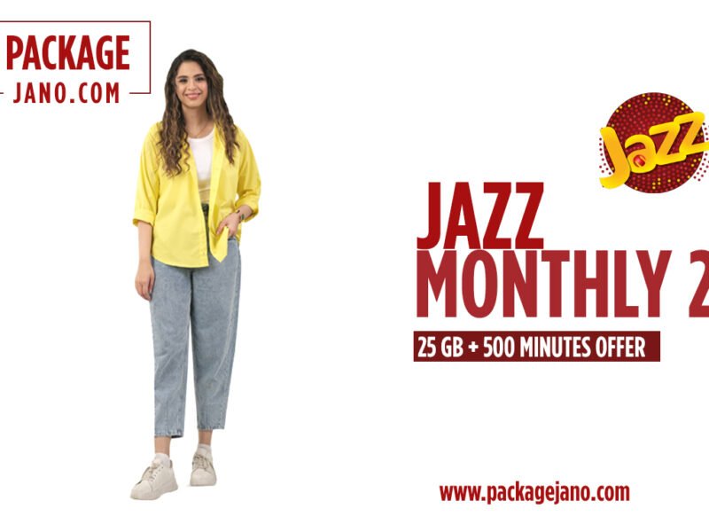 Jazz Monthly Internet Package 25GB Code